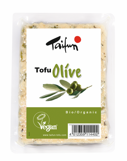 [14305] Taifun Organic Tofu Block - Olive 200g