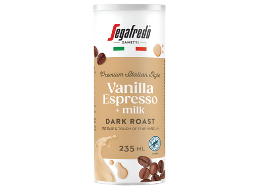 [14409] Segafredo Iced Coffee - Vanilla Esresso and Milk X 12 X 235ml