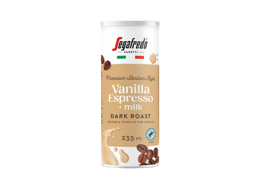 [14409] Segafredo Iced Coffee - Vanilla Esresso and Milk X 12 X 235ml