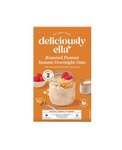 [14416] [20% OFF] Deliciously Ella Instant Overnight Oats - Peanut Butter X 6 X 380g
