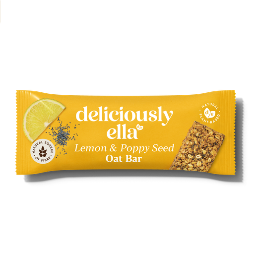 [14417] Deliciously Ella Oat Bar - Lemon and Poppy seed X 16 X 50g