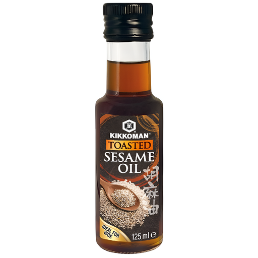 [14445] Kikkoman Japanese Seasonings - Toasted Sesame Oil X 6 X 125ml