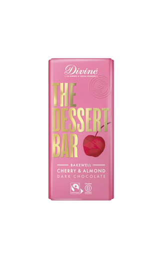 [14463] Divine Dessert Chocolate Bar - DARK Bakewell X 10 X 180g