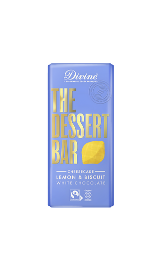 [14464] Divine Dessert Chocolate Bar - WHITE Cheesecake X 10 X 180g