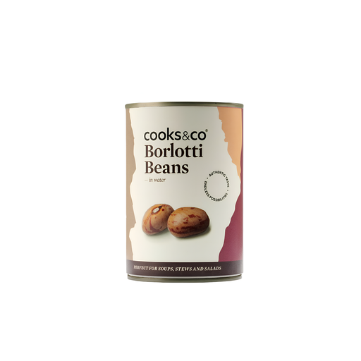 [14473] [20% OFF] Cooks and Co Beans & Pulse Cans - Borlotti Beans X 12 X 400g