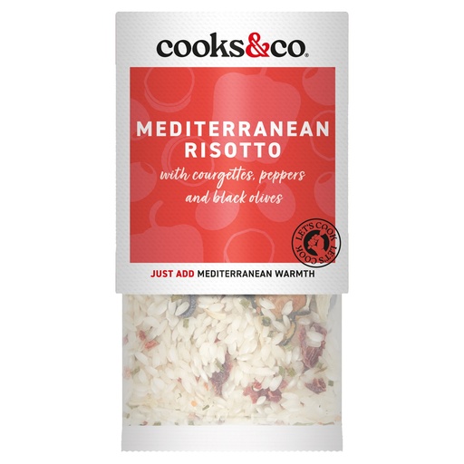 [14480] Cooks and Co Ready Meals - Mediterranean Risotto X 6 X 190g