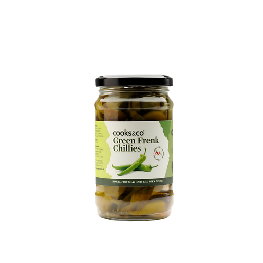 [14482] [20% OFF] Cooks and Co Veg Jars - Green Frenk Chillies X 6 X 300g
