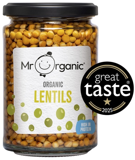 [14506] Mr Organic Pulse Jars - Lentils X 6 X 350g