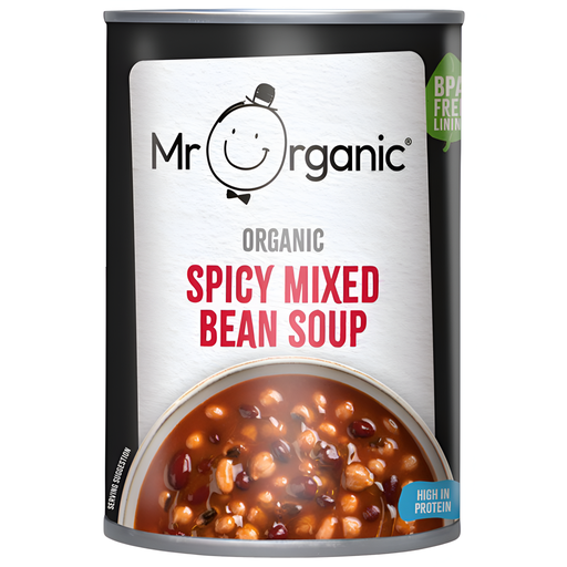 [14510] Mr Organic Soup - Spicy Mixed Bean X 6 X 400g