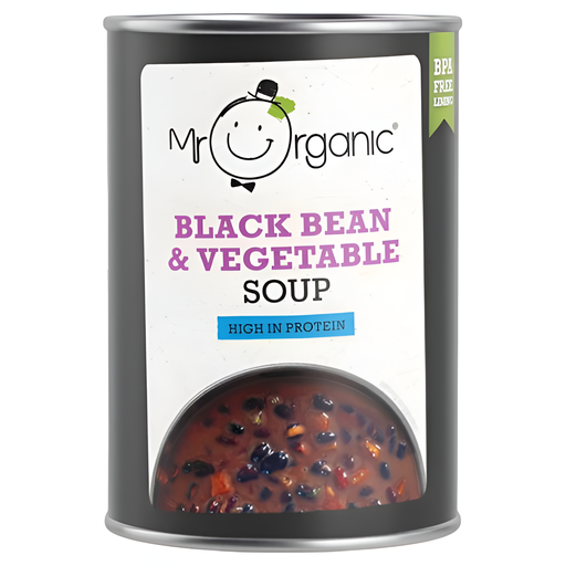 [14511] Mr Organic Soup - Black Bean and Vegetable X 6 X 400g