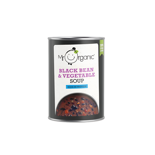 [14511] Mr Organic Soup - Black Bean and Vegetable X 6 X 400g