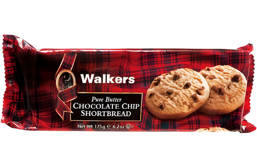 [14433] Walker's Shortbread Biscuits - Pure Butter Chocolate chip X 12 X 175g