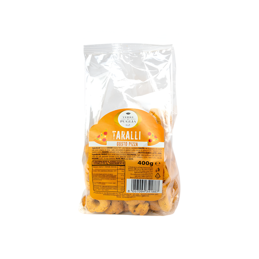 [14516] Terre Di Puglia Taralli - Pizza Flavour X 10 X 400g