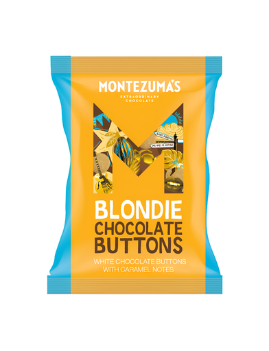 [14546] Montezumas Chocolate - WHITE Blondie Chocolate Buttons X 8 X 120g