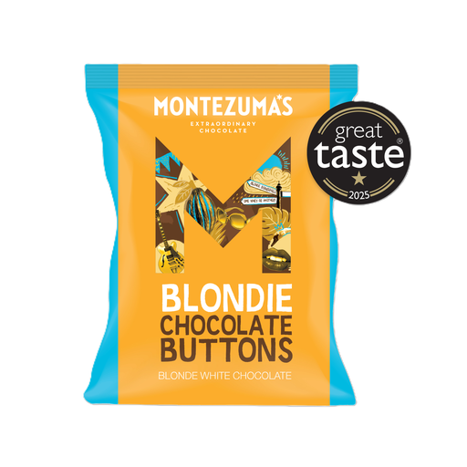 [14546] Montezumas Chocolate - WHITE Blondie Chocolate Buttons X 8 X 120g