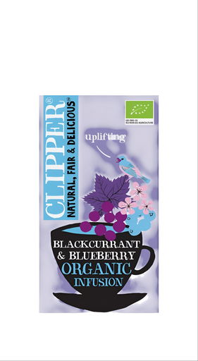 [14564] Clipper Organic Tea - Blackcurrant and Blueberry X 6 X 20pc