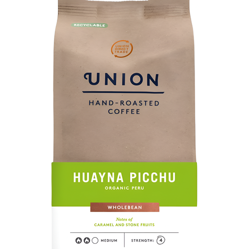 [14580] Union Coffee - WHOLEBEAN Huayna Picchu X 4 X 500g