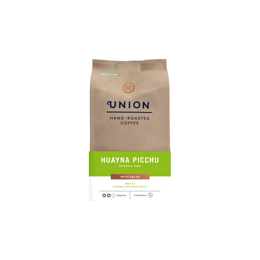 [14580] Union Coffee - WHOLEBEAN Huyana Picchu X 4 X 500g