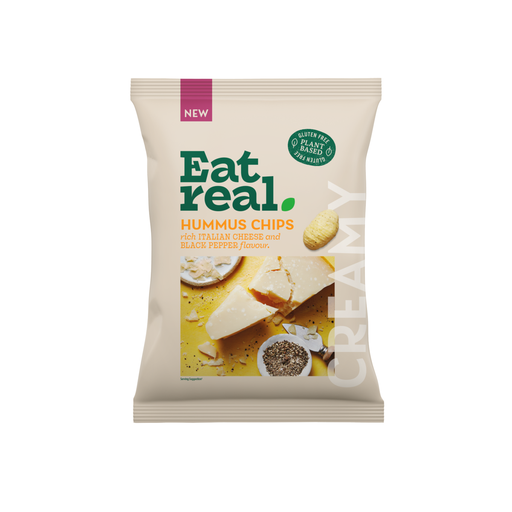 [14591] [33% OFF] Eat Real Hummus Chips - Italian Cheese & Black Pepper X 10 X 110g