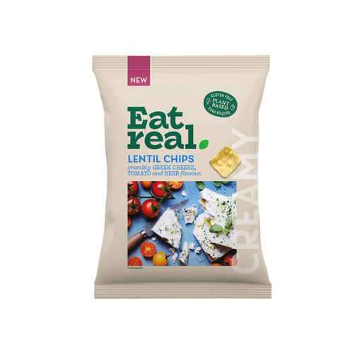 [14593] [33% OFF] Eat Real Lentil Chips - Tomato & Herb X 10 X 95g
