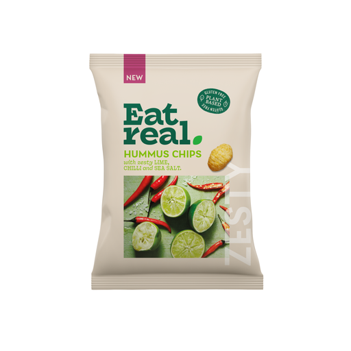 [14594] [33% OFF] Eat Real Hummus Chips - Chilli Lime and Sea Salt X 10 X 110g