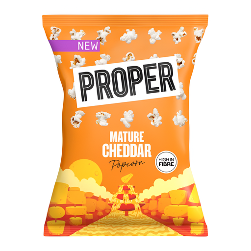 [14597] [33% OFF] Propercorn Popcorn - Mature Cheddar X 8 X 70g