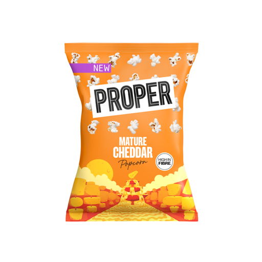 [14597] Propercorn Popcorn - Mature Cheddar X 8 X 70g