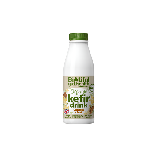 [14576] [20% OFF] Biotiful Kefir Drinks - ORGANIC LARGE Vanilla Chai 500ml