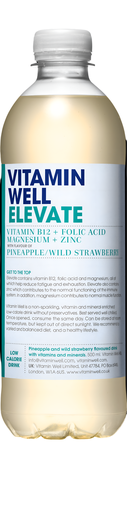 [14724] [13% OFF] Vitamin Well Vitamin Drinks - Elevate X 12 X 500ml