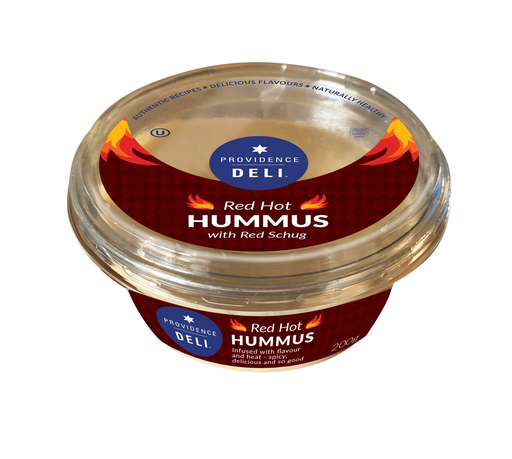 [14717] [10% OFF] Providence Deli Hummus - Red Hot with Red Schug 200g