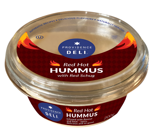 [14717] Providence Deli Hummus - Red Hot with Red Schug 200g