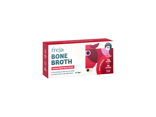 [14760] [10% OFF] Freja Instant Bone Broth - Beef (4x15g)