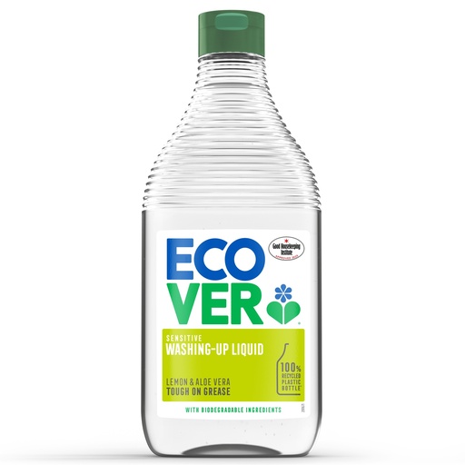 [14667] Ecover Dishwashing Liquid - SMALL Lemon & Aloe vera 450ml