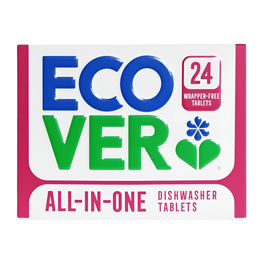 [14671] Ecover Dishwasher Tablets - SMALL All In One 24 Tabs 420gm