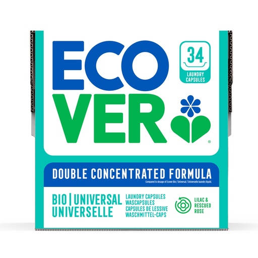 [14687] Ecover Laundry Capsules - LARGE Bio 34 Caps 580gm