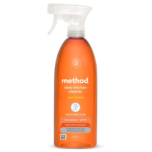 [14689] Method  Surface Cleaner - Clementine for Kitchen 828ml