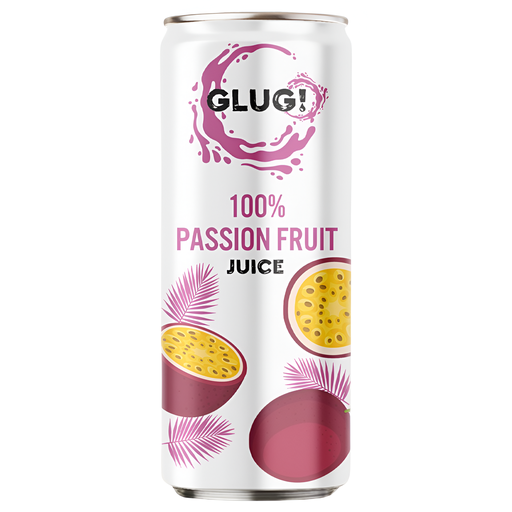 [14748] [15% OFF] Glug 100% Natural Fruit Juice - Passion X 12 X 320ml