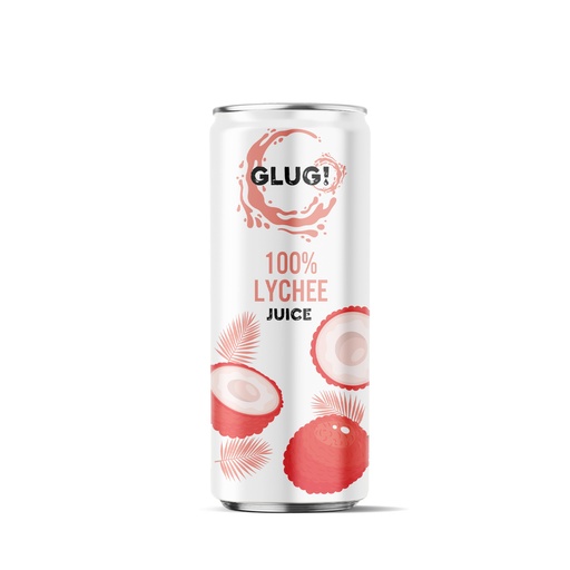 [14750] Glug 100% Natural Fruit Juice - Lychee X 12 X 320ml