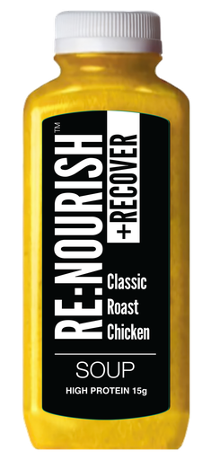 [14762] Re Nourish Fresh Soup - Recover Classic Roast Chicken 500g