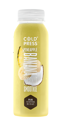 [14766] [PRODUCTION ISSUE] [15% OFF] Coldpress Smoothie - SMALL Pineapple Coconut & Banana X 8 X 250ml