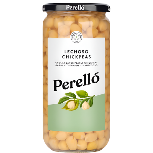 [14775] Perello Beans & Pulse Jars - LARGE Lechoso Chickpeas X 12 X 700g