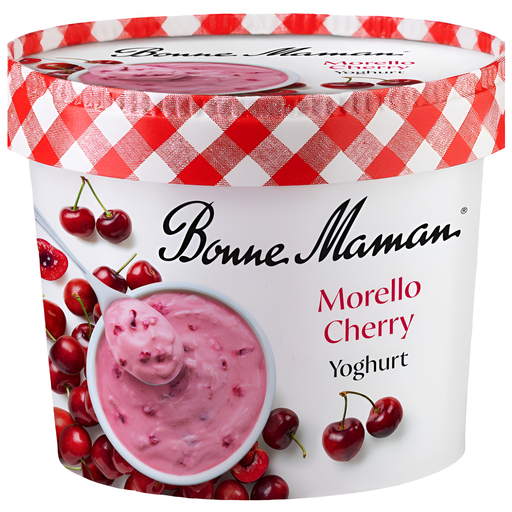 [14765] [10% OFF] Bonne Maman Yoghurt - Stirred Morello Cherry 450g