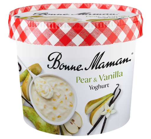 [14774] Bonne Maman Yoghurt - Stirred Pear & Vanilla 450g