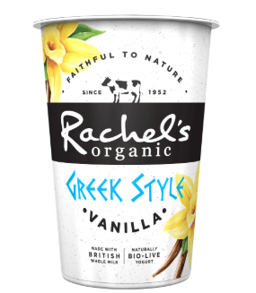 [14794] [25% OFF] Rachels Organic Greek Style Yoghurt - Vanila 450g