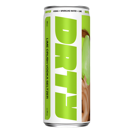 [14832] [SUPPLIER ISSUE] DRTY Vodka Seltzer - Lime Crush 4% ABV X 12 X 330ml