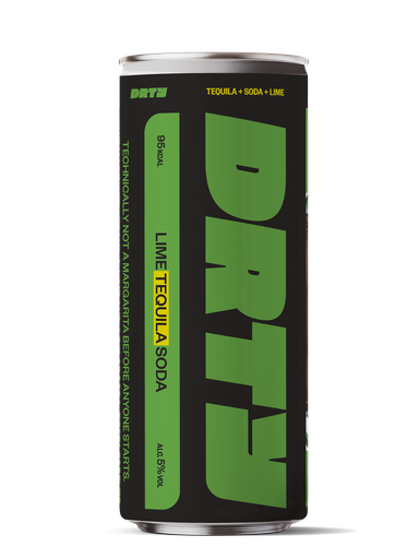 [14835] [PRODUCTION ISSUE] DRTY Tequila Soda - Lime X 12 X 250ml