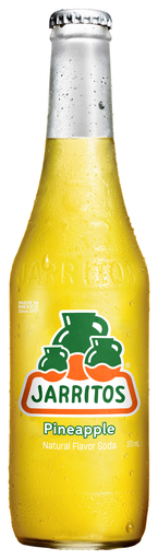 [14823] Jarritos Natural Flavour Soda - Pineapple X 12 X 370ml