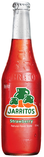 [14824] Jarritos Natural Flavour Soda - Strawberry X 12 X 370ml