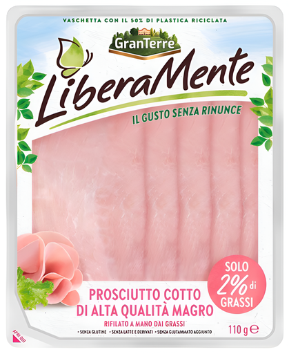 [14870] Liberamente Sliced Meat - Prosciutto Cotto Cooked Ham 110g