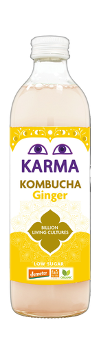 [14797] Karma Kombucha Organic - SMALL BOTTLE Ginger X 6 X 500ml